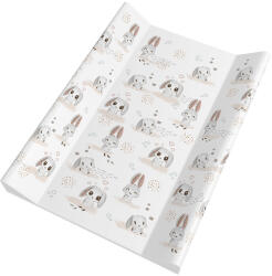 Color pelenkázó lap merev 2 oldalú 80x50cm Nyuszik tapéta - babamarket