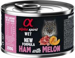 Alpha Spirit Cat Adult Ham with Melon 12 x 200 g