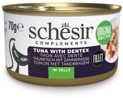 Schesir Complements Cat Tonhal és süllő zselében 12 x 70 g