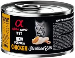 Alpha Spirit Cat Adult Chicken Sterilized 12 x 200 g