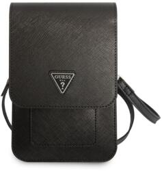Guess Универсална Чанта GUESS PU Saffiana Triangle Logo, Черен (GUWBSATMBK)