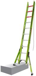 Little Giant Ladder Телескопична стълба от фибростъкло Little Giant SUMOSTANCE 20', 2x10 стъпала и стабилизатори (17220EN)