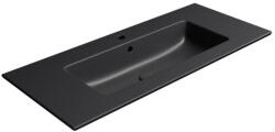 SAPHO Gsi Pura vékonyított kerámiamosdó 103x46 cm, matt fekete 8886126 (8886126)