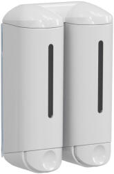  Sapho Marplast Shower Medium fali szappanadagoló 2x250 ml, fehér A94801 (A94801)