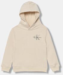 Calvin Klein gyerek melegítőfelső pamutból - bézs 104 - answear - 17 990 Ft