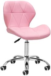BeautyOne Scaun cosmetic cu spatar BeautyOne QS-06 Culoare: roz
