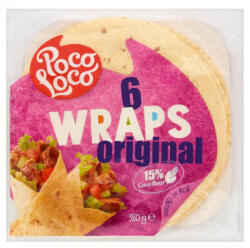  Poco Loco Poco loco lágy tortilla búza-kukorica wraps 380 g