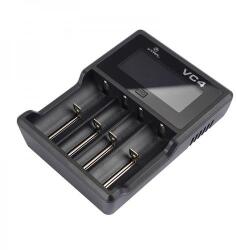  Xtar négycsatornás 18650 VC4 USB Lithium-Ion Li-Ion akkumulátor/cella töltő/adapter (XTARVC4)