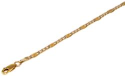 Ékszershop Bicolor betétes figaró arany karlánc (1317752)