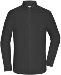 Daiber Cămașă bărbătească cu mânecă lungă JN1372 - Neagră | 2XL (JN1372-1782974193)
