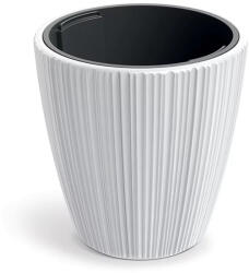 Prosperplast Oro Round virágcserép, 30 cm - fehér (DBOR300-S449)