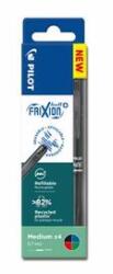 Pilot Rollertoll készlet, 0, 35 mm, törölhető, nyomógombos, PILOT "Frixion Ball Plus", 4 különböző szín (pfb448105) - irodaszer