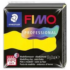 FIMO Gyurma, 57 g, égethető, FIMO "Professional", sárga (fm8040100) - irodaszer
