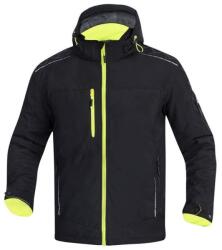 Ardon Férfi téli softshell dzseki VISION - Fekete / sárga | 4XL (H9141/4XL)