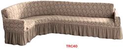 DELFIN Huse Elastice Pt Coltare De 5 Locuri, 350-450cm, Jacquard, Cod TRC40