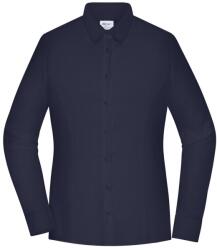 James & Nicholson (Daiber) Hosszú ujjú női ing JN1371 - Sötétkék | 2XL (1-JN1371-1782974272)