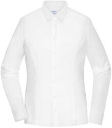 James & Nicholson (Daiber) Hosszú ujjú női ing JN1371 - Fehér | 2XL (1-JN1371-1782974278)