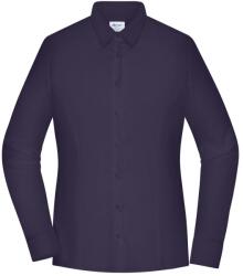 James & Nicholson (Daiber) Hosszú ujjú női ing JN1371 - Sötétlila | 2XL (1-JN1371-1782974260)