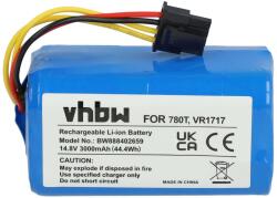 VHBW Akkumulátor Proscenic 780T / 790T / Vileda VR302, lakhatás nélkül, 3000 mAh (888402659)