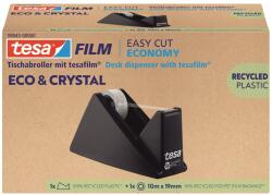 Tesa Ragasztószalag adagoló 19mmx10m, asztali + irodai átlátszó újrahasznosított ragasztószalag Tesa Eco & Crystal - irodamarket
