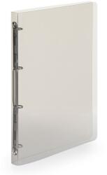 KARTON P+P Gyűrűskönyv A4, 4 gyűrűs 2cm gerinc áttetsző PP, Karton P+P Lines füst - irodamarket