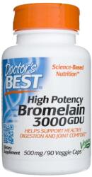 Doctor's Best Bromelain de înaltă potență 3000 GDU - 90 Veg capsule