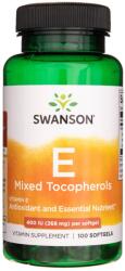Swanson Vitamina E Tocoferoli amestecați 400 UI - 100 capsule moi