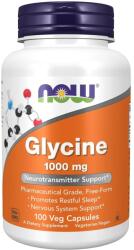 NOW Glicină 1000 mg - 100 capsule vegetariene