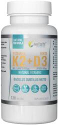 Wish Pharmaceutical Wish Vitamina K2 MK-7 din Natto 100 mcg + Vitamina D3 2000 UI 50 mcg - 120 Tablete
