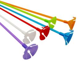 Cyrax Set 10 Bete cu Rozete pentru Baloane, 40 cm Multicolore (131184)
