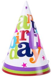 Cyrax Set 6 Coifuri Happy Birthday, Cyrax, pentru Petrecere, Tematica Aniversare, 19x15 cm, Multicolor (130466)