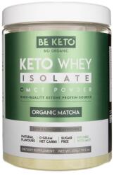 BeKeto Keto Whey Isolate MCT pudră, Organic Matcha - 300 g