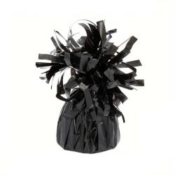 Cyrax Greutate pentru Baloane cu Heliu, Cyrax, din Folie cu Franjuri, 170g, 13 x 5 x 3 cm, Negru (127340)