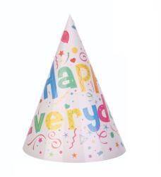 Cyrax Set 6 Coifuri Happy Everyday, Cyrax, pentru Petrecere, 20x14 cm, Multicolor (132684)