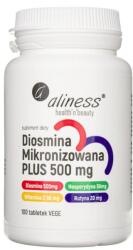 Aliness Diosmin micronizat PLUS 500 mg - 100 Tablete