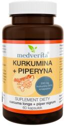 Medverita Curcumin + Piperine - 60 capsule