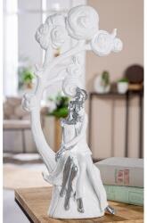  „Szerelem Árnyékában - Pár motívumú dekorációs szobor - 40 cm magas