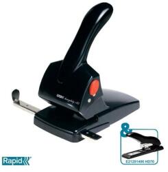 RAPID Lyukasztó, nagyteljesítményű, kétlyukú, 65 lap, RAPID "HDC65 Fashion", fekete (E20922601) - fiorex
