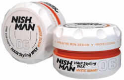 Nish Man 06 Mystic Gummy vízbázisú hajwax - erős tartás, magas fény, barack illat 150 ml (nish-06-mystic)