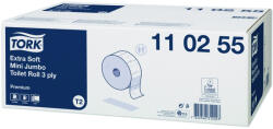 Tork Premium Mini Jumbo hófehér toalettpapír, 12 tekercs/karton (110255-AKCIOS)