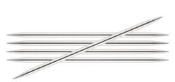 KnitPro Nova Metal - fém zoknikötőtűk - 10cm - 3.5mm