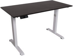 Állítható magasságú asztal Elektromosan állítható magasságú íróasztal, PREMIUM, 4 memóriás, USB, FEHÉR íróasztal - Választható méretű és színű asztallappal (SH222T8-DM-HM)