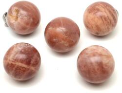 R. M. ékszer Golyó medál Holdkő barack 15-16mm (022293)