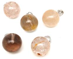 R. M. ékszer Golyó medál Rutilkvarc 18-19mm (022292)