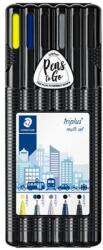 STAEDTLER Vegyes írószer készlet, 6 darabos, STAEDTLER "Triplus® multi set 34 (TS34SB6B) - papiruniverzum
