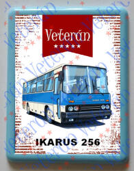  Hűtőmágnes Műanyag - Ikarus busz 256 kék (926926)