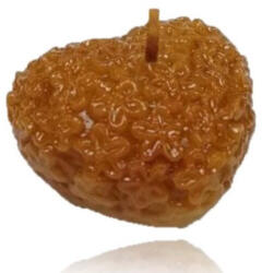 Ambrozis® Virágos szív méhviasz gyertya