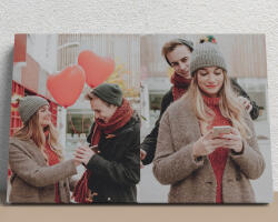  Egyedi fényképes vászonkép (2 képes, fekvő)