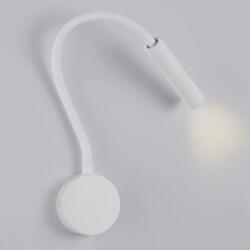 Nova Luce Aplica cu reader LED cu brat flexibil IP44 SONICA alba (NVL-9701621)
