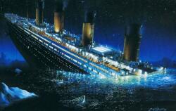 NORIMPEX - Puzzle Pictura cu diamant: Titanic 30x40cm - 1 - 39 piese